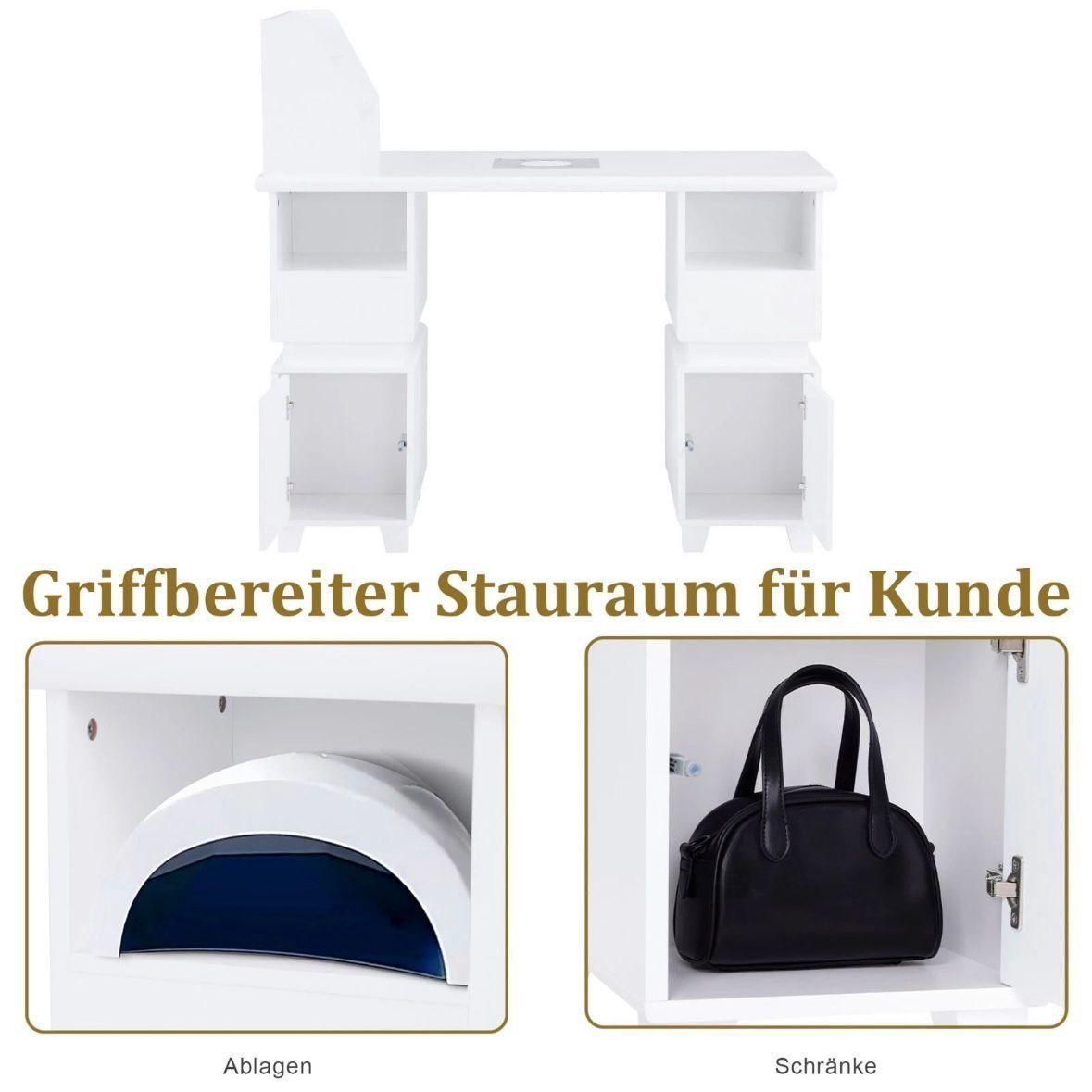 Manikürtisch mit Absaugung Nageltisch