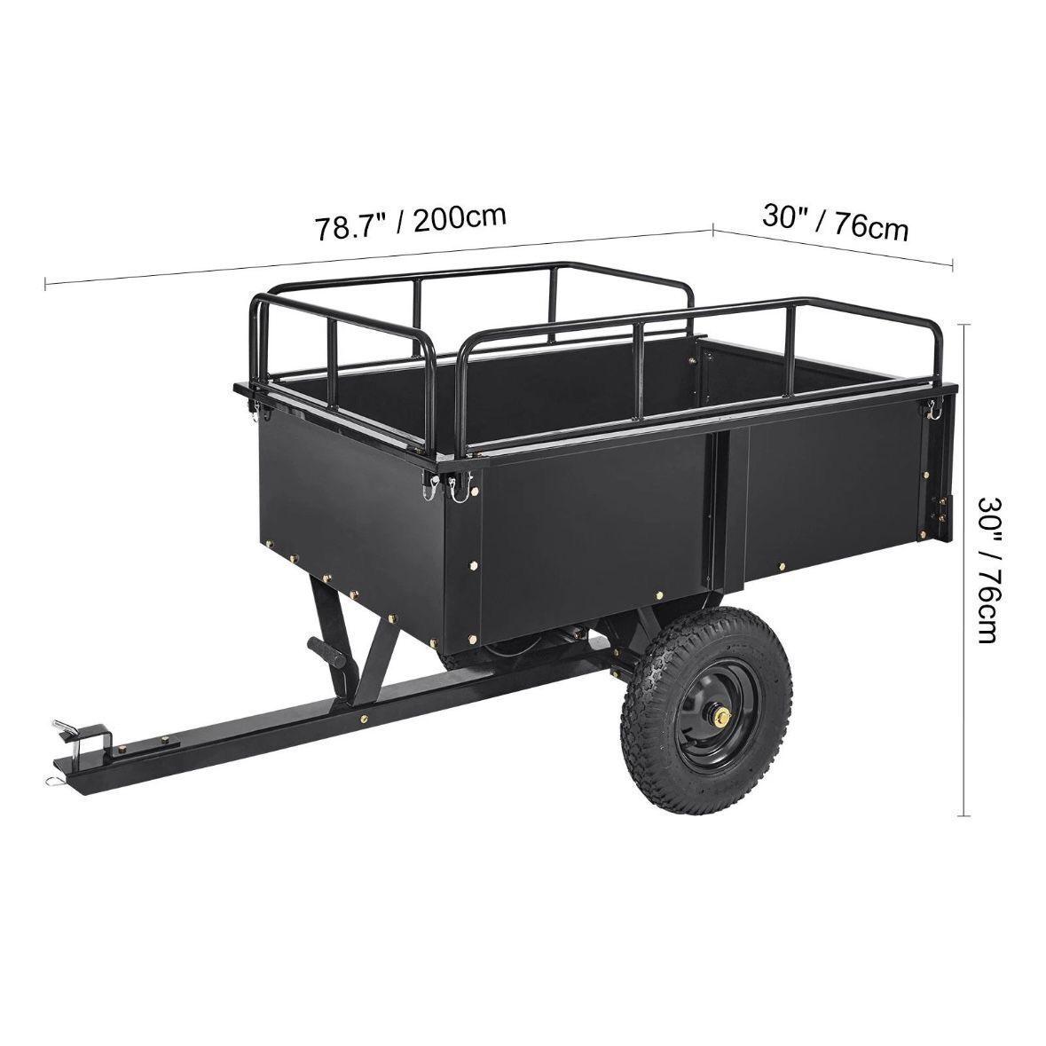 Kippanhänger für ATV & UTV 340kg kippbar