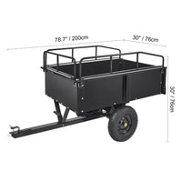 Kippanhänger für ATV & UTV 340kg kippbar