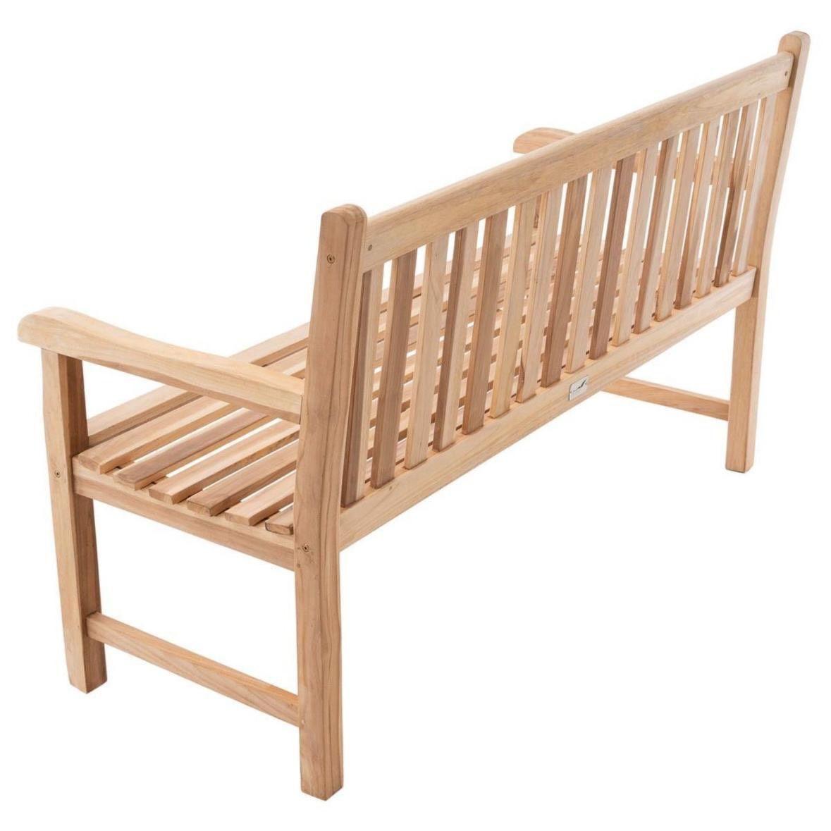 Teak Gartenbank 3 Sitzer Holzbank 150cm