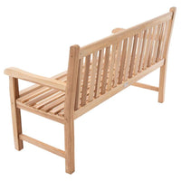 Teak Gartenbank 3 Sitzer Holzbank 150cm