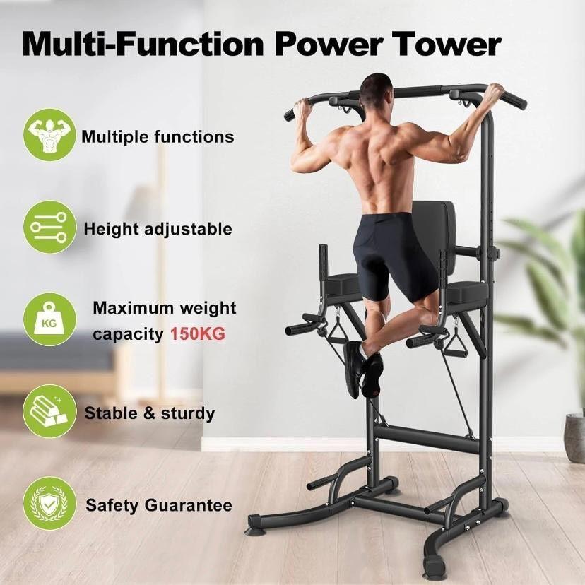Power Tower/Dip-Station Multifunktionales Trainingsgerät