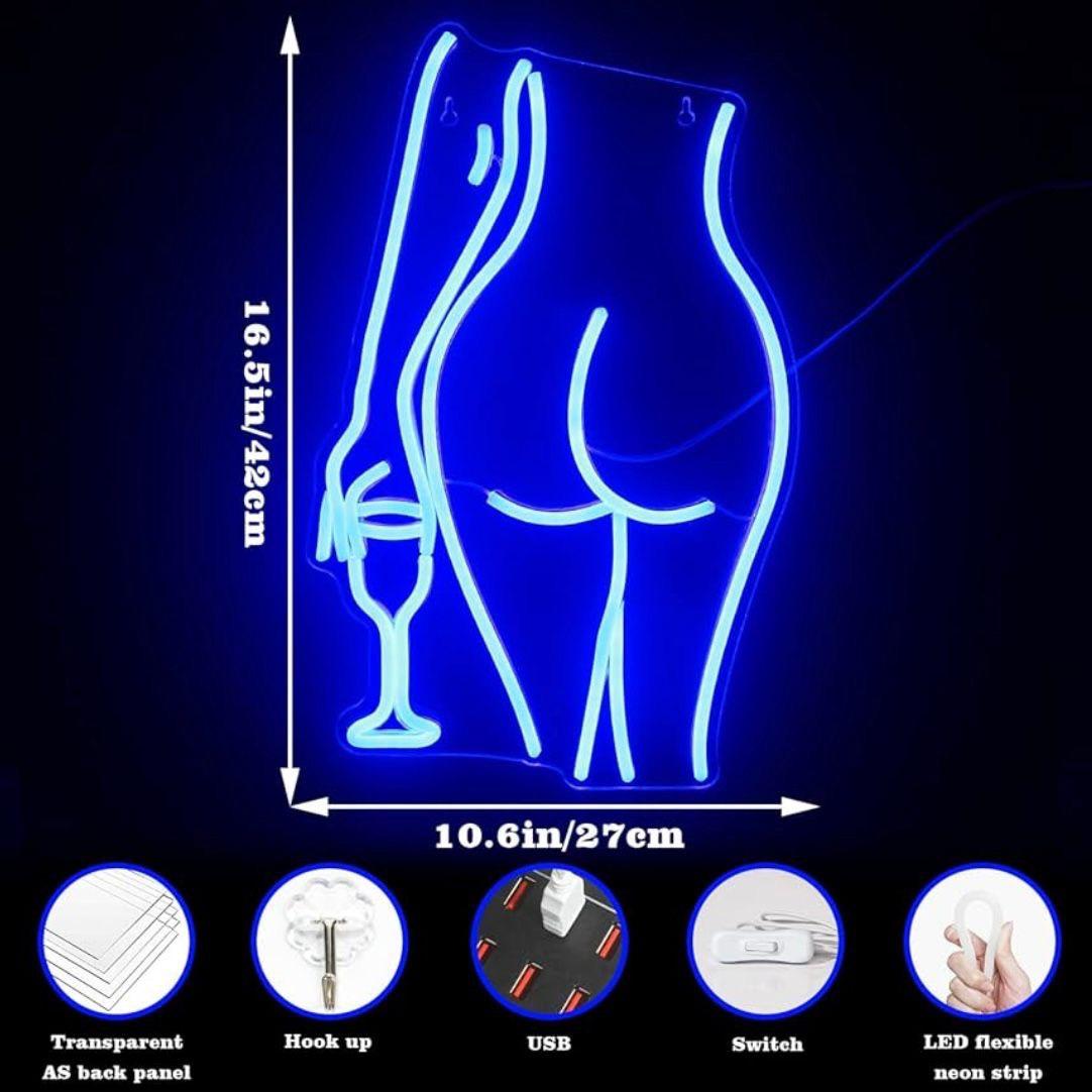 LED Neon Schild Sexy Lady