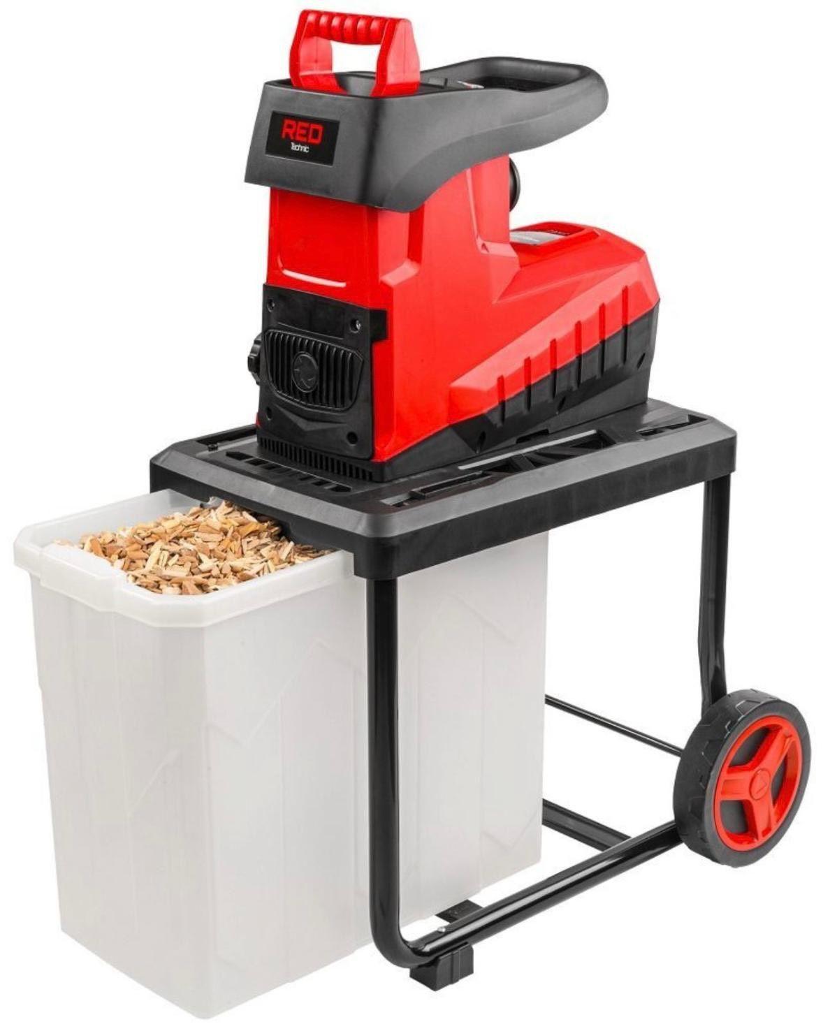 Elektro Gartenhäcksler 3000W Asthäcksler Leise Fräswerk 60L