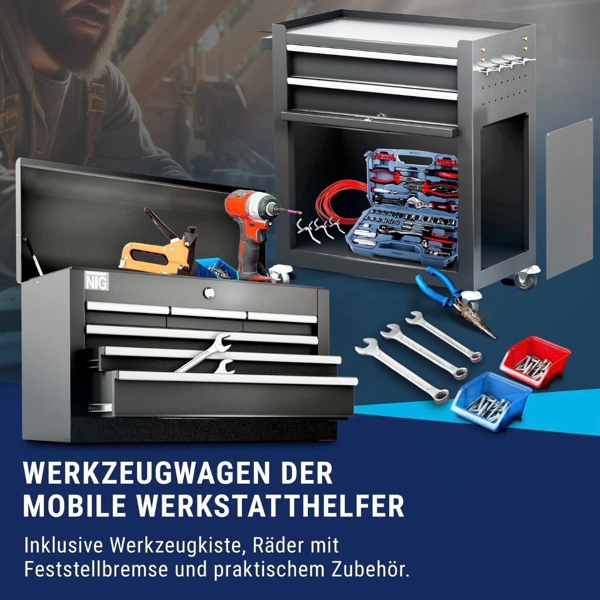 Werkstattwagen 4 Schubladen rollbar