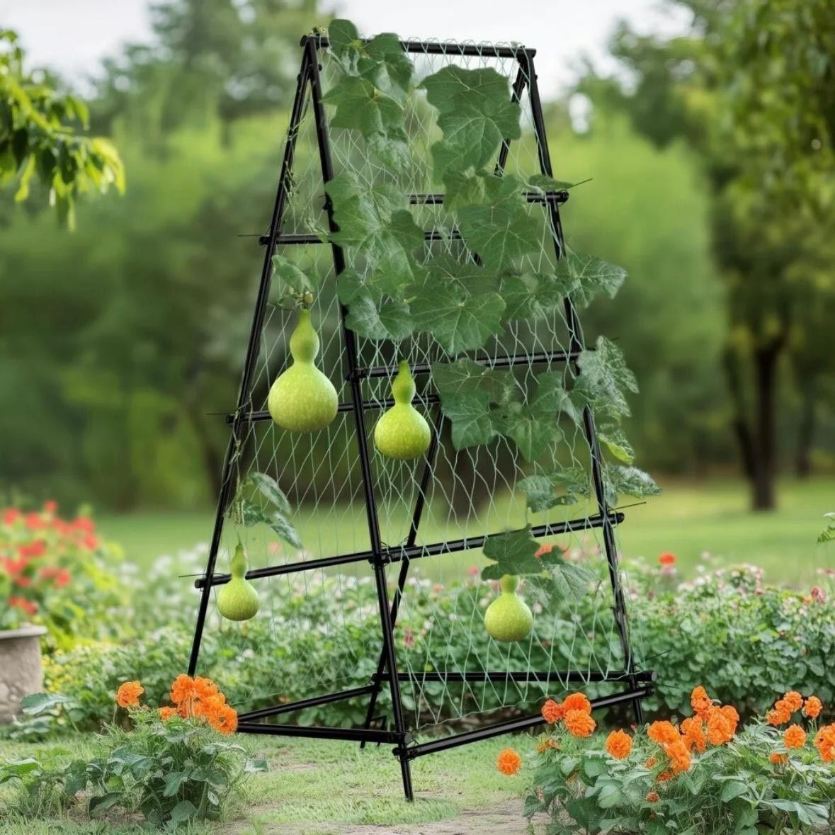 Gartenspalier A-Rahmen Rankhilfe Metall 176cm