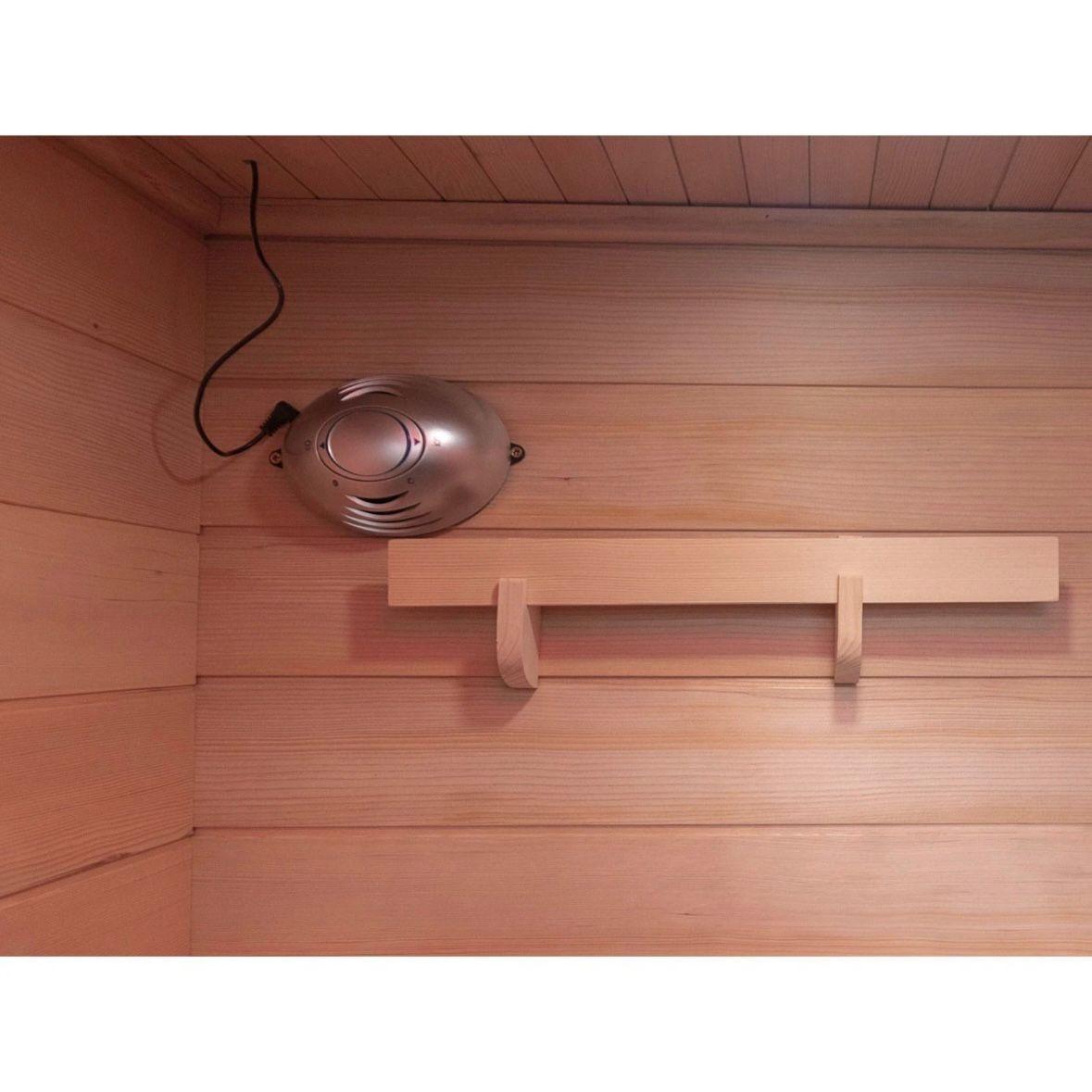 Infrarotkabine für 1 Person mit LED-Farblicht Audio & Ionisator