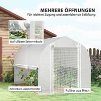 Foliengewächshaus 3×2×2 m Garten Gewächshaus