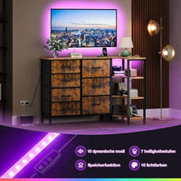 Eckkommode LED 7 Schubladen