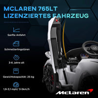 McLaren 765LT Kinder Elektroauto 12V mit Fernbedienung