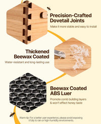 Bienenstock aus Massivholz – robust & wetterfest