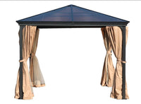 Pavillon 3x3m mit Vorhängen