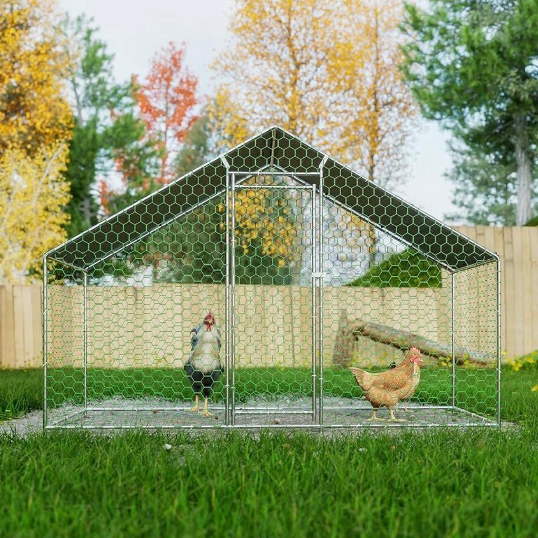 Freilaufgehege 3x1,5m Hühnerstall