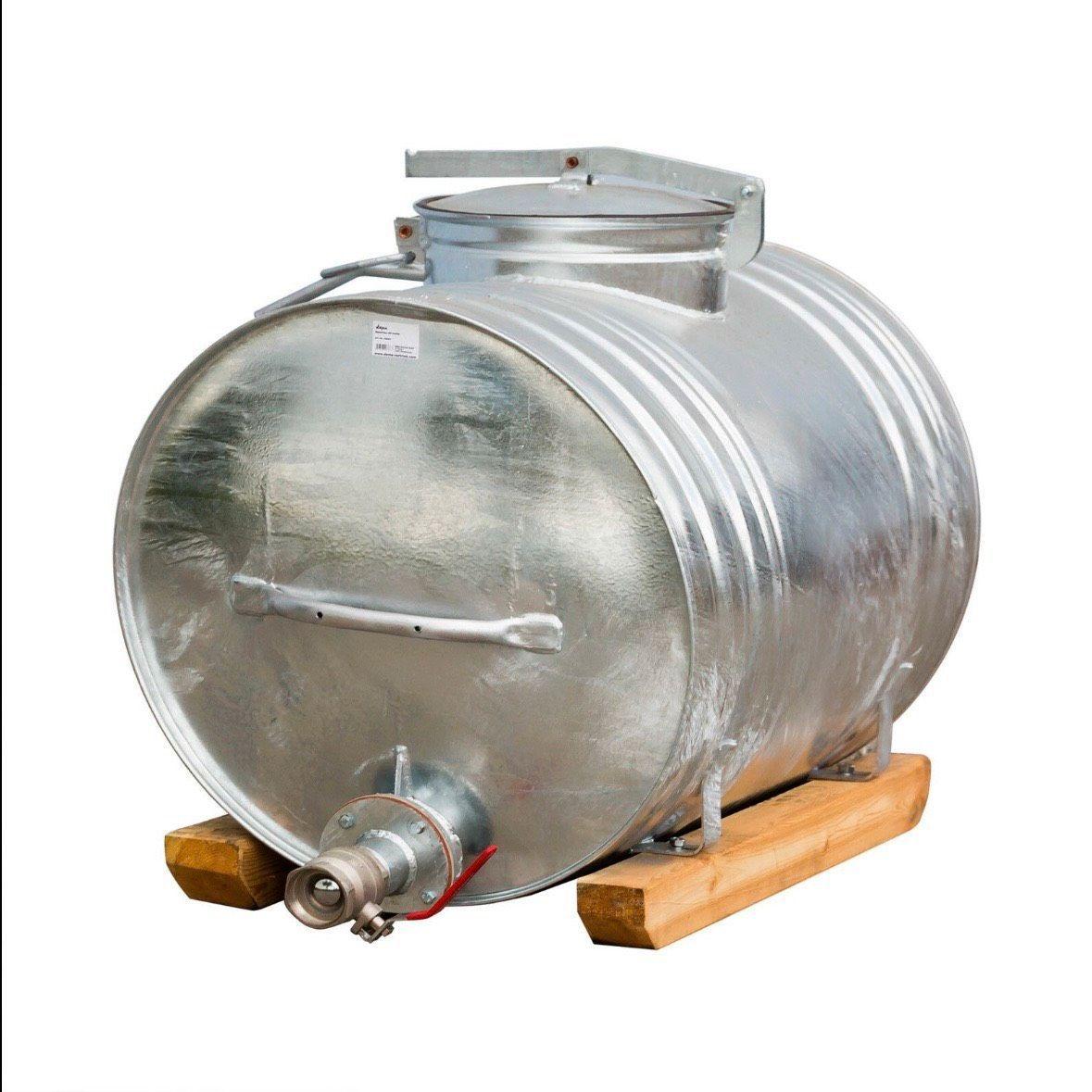 Wasserfass 400L Weidefass mit Ventil