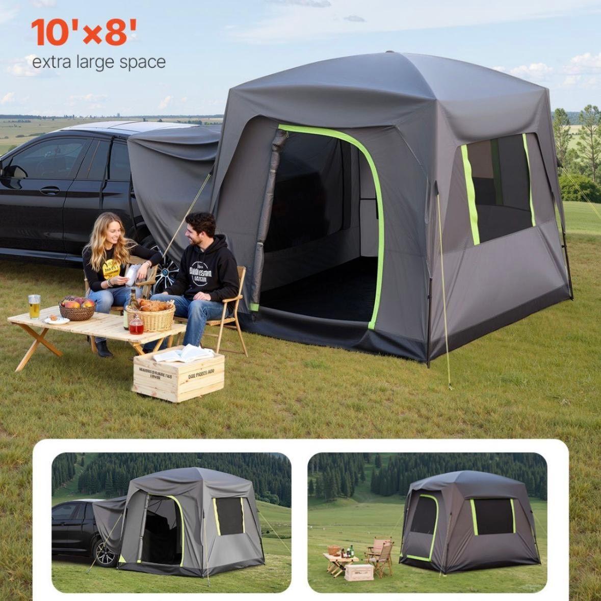 SUV Campingzelt – Heckzelt oder freistehend für 5–8 Personen