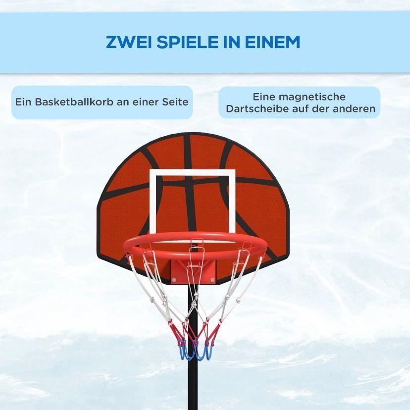 Basketballkorb mit Ständer & Dartscheibe