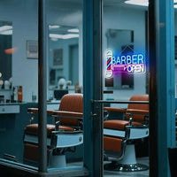 LED Neon Schild Barber OPEN