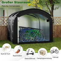 Fahrradgarage Zelt 8 Fahrräder