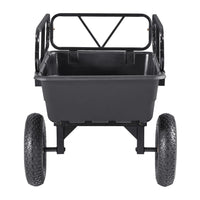 Kippanhänger ATV Rasentraktor 283L 226kg Hofanhänger mit Kippfunktion
