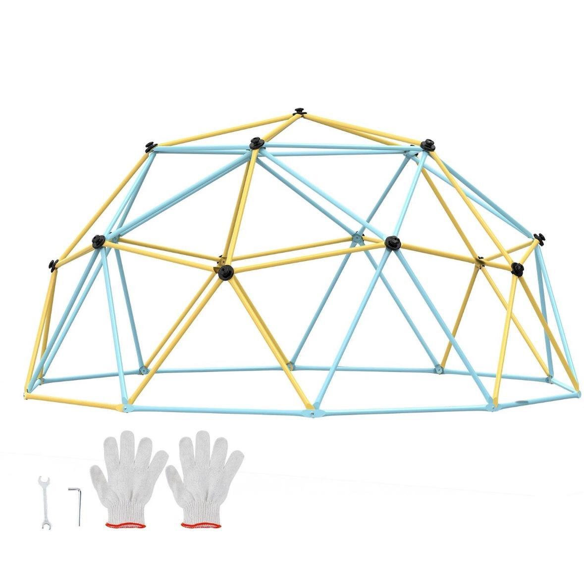 Geometrische Kletterkuppel Ø3m Klettergerüst für Kinder