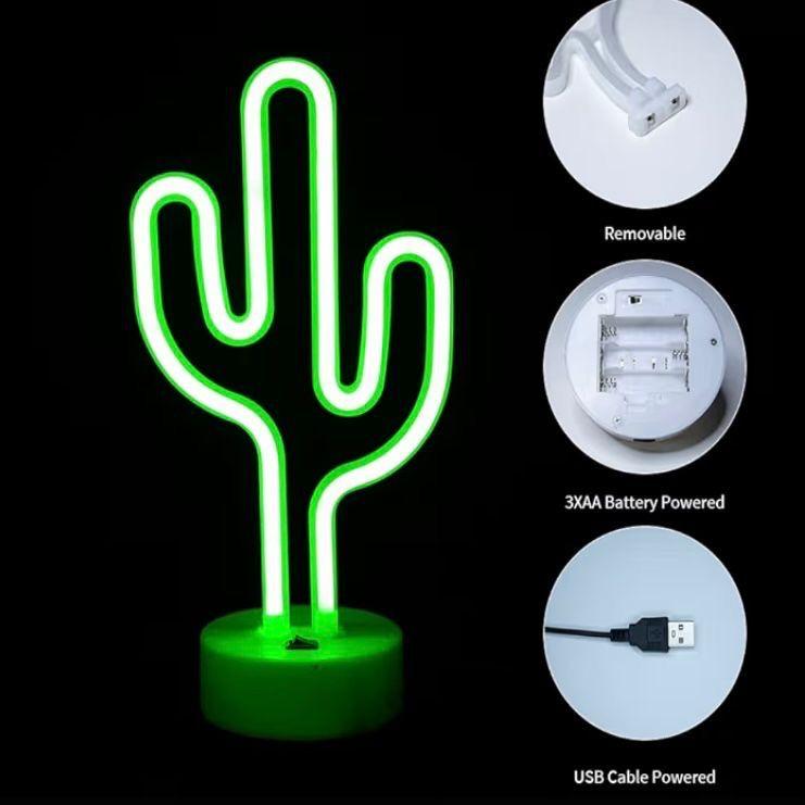 LED Neon Licht Kaktus