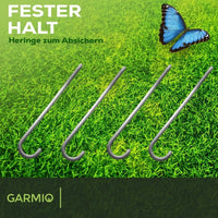 Mini Gewächshaus Frühbeet Aluminium Polycarbonat Balkon Garten