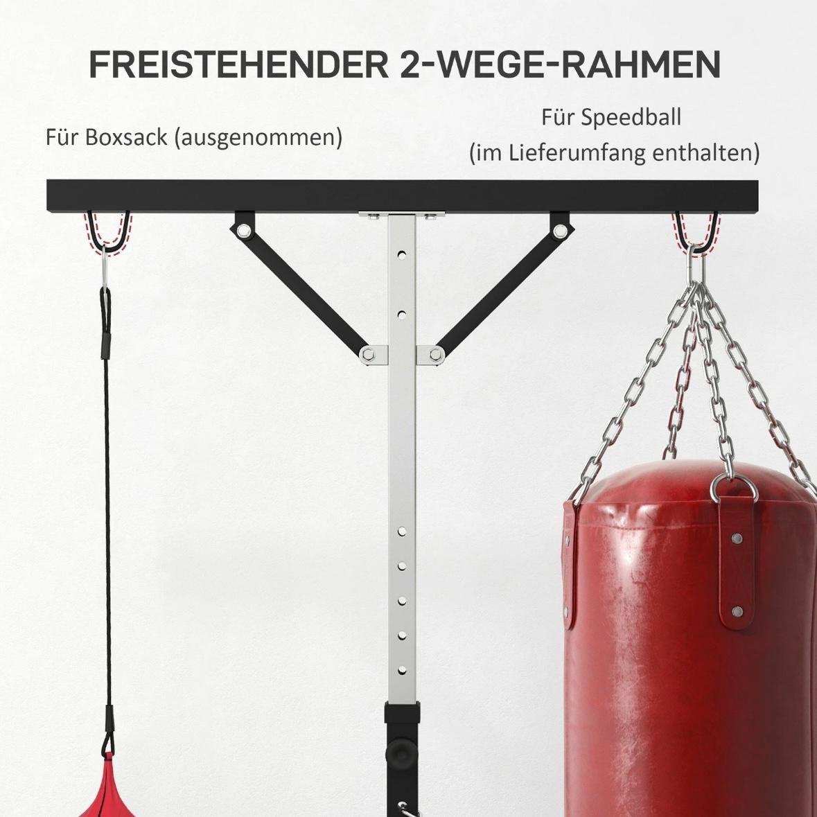 Boxsackständer mit Speedball – Höhenverstellbare Trainingsstation