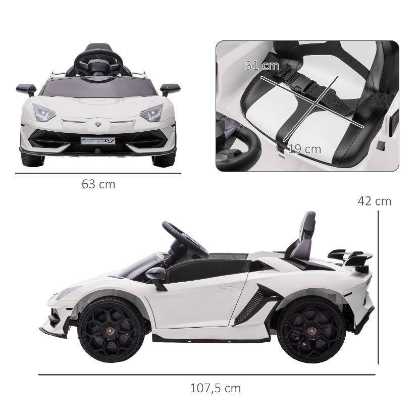 Lamborghini Aventador Kinder Elektroauto 12V mit Fernbedienung