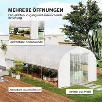 Foliengewächshaus 6×3×2 m Garten Gewächshaus