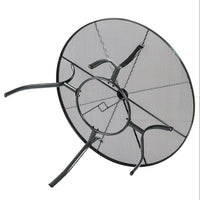 Runder Gartentisch aus Metall robust & wetterfest
