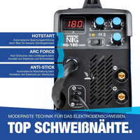 MIG MAG MMA Schweißgerät 180A Inverter