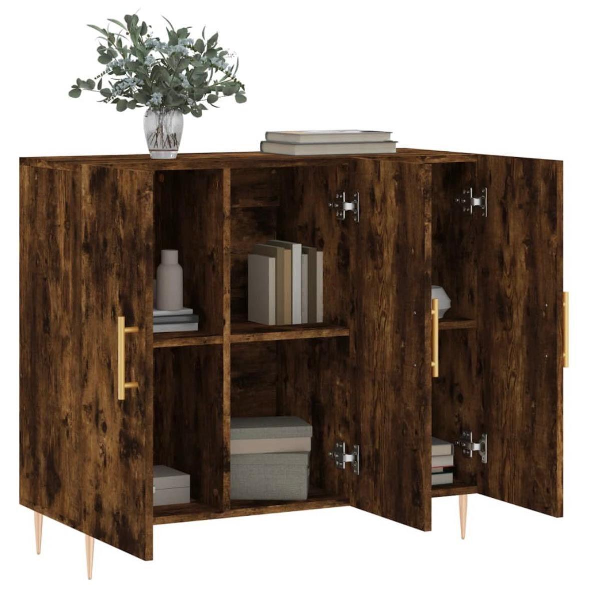 Sideboard im Altholz-Look mit Metallbeinen 90cm