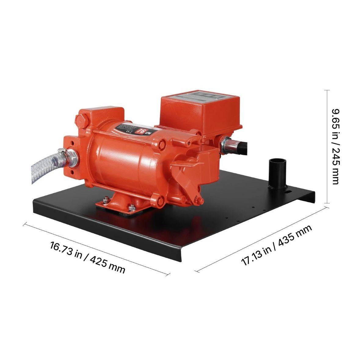 Dieselpumpe 230V 76l/min Zapfpistole