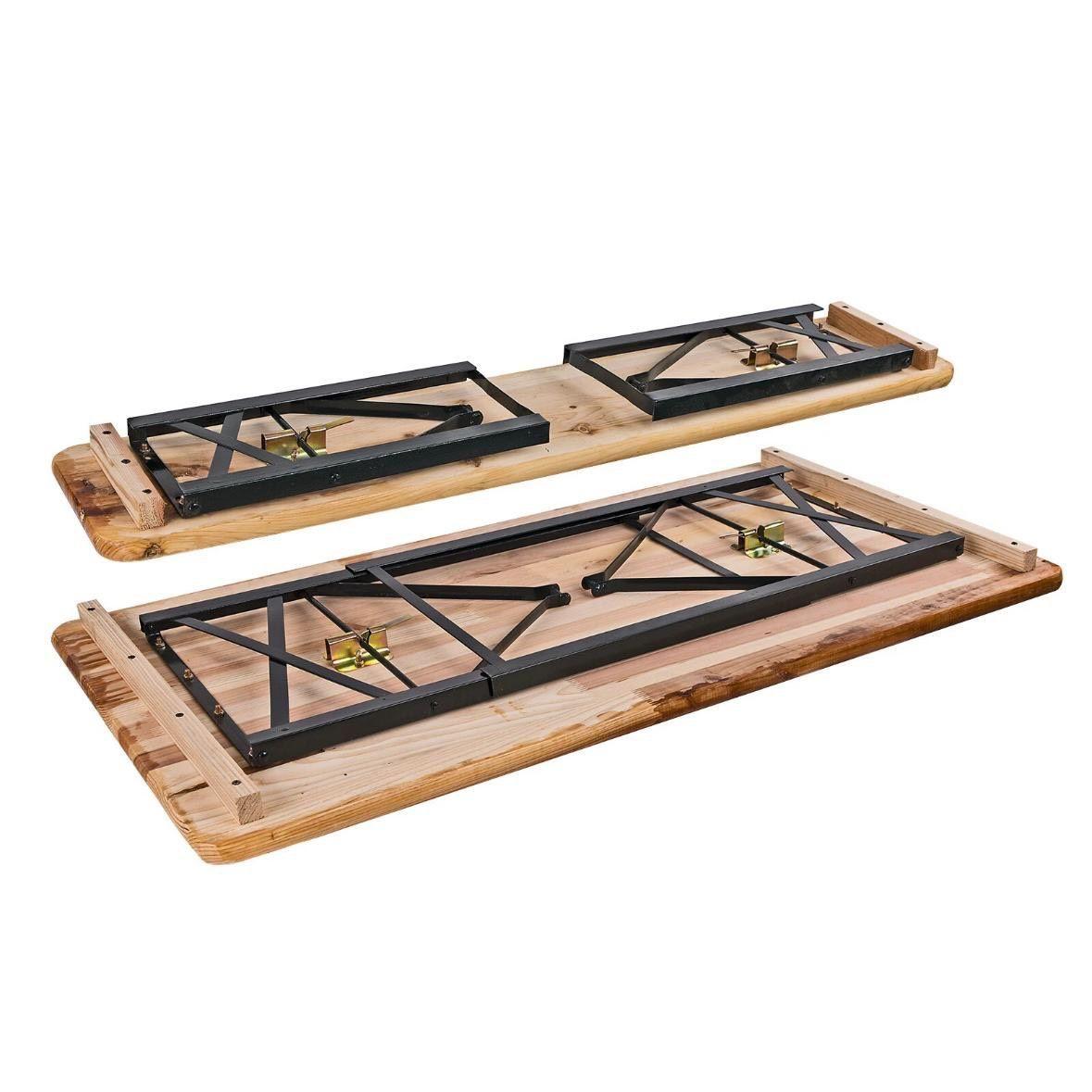 Bierzeltgarnitur 120 × 60 cm – kompakt & klappbar