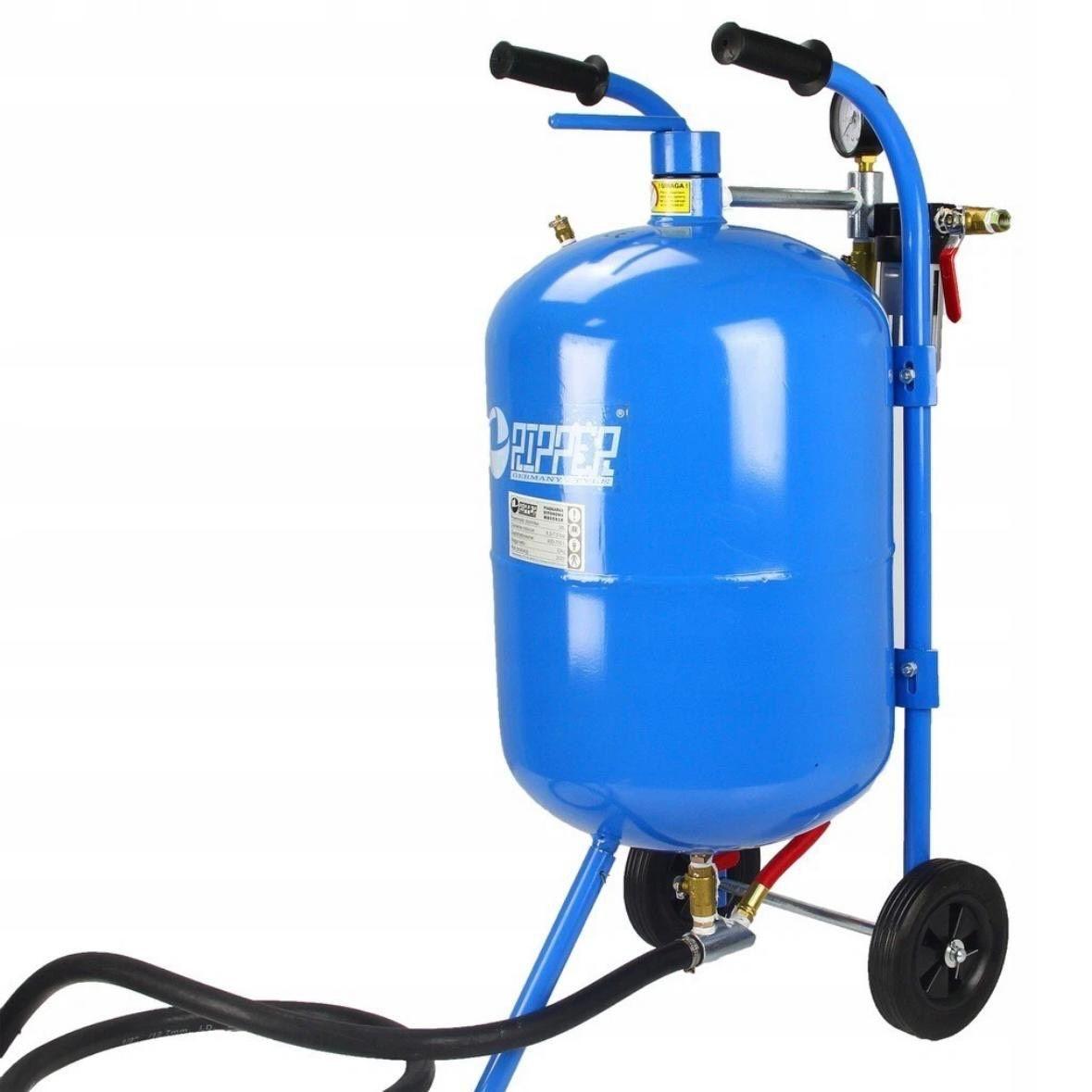 Siphon-Sandstrahler 38L mit Zubehör & 5 Düsen