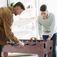 Tischkicker 54 Zoll Kickertisch mit Getränkehaltern & Punktezähler