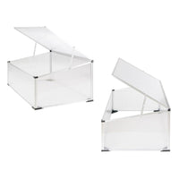 Kompaktes Frühbeet mit Aluminiumrahmen & UV-Schutz