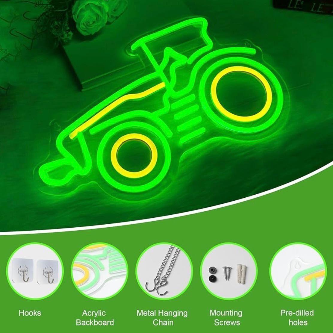 LED Neon Schild Traktor