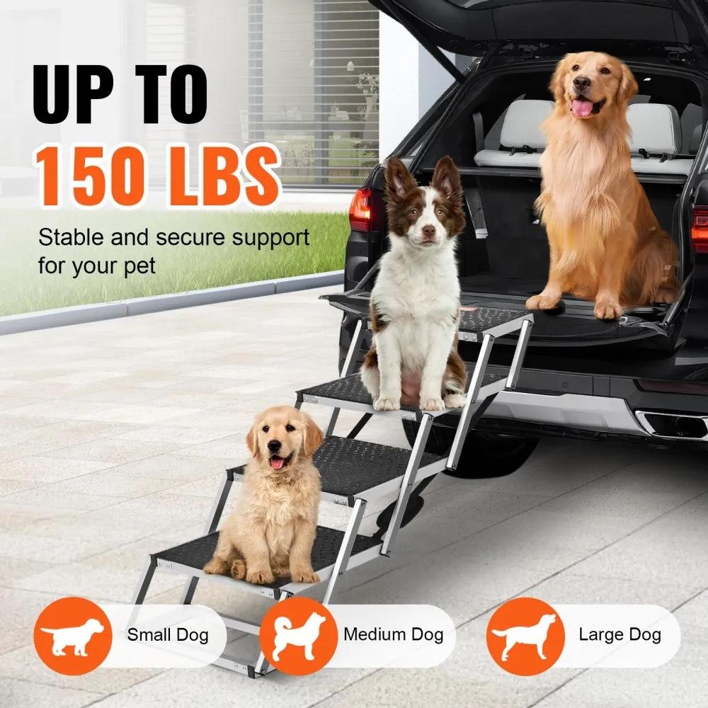 Hundetreppe 4 Stufen Auto Einstiegshilfe bis 68kg