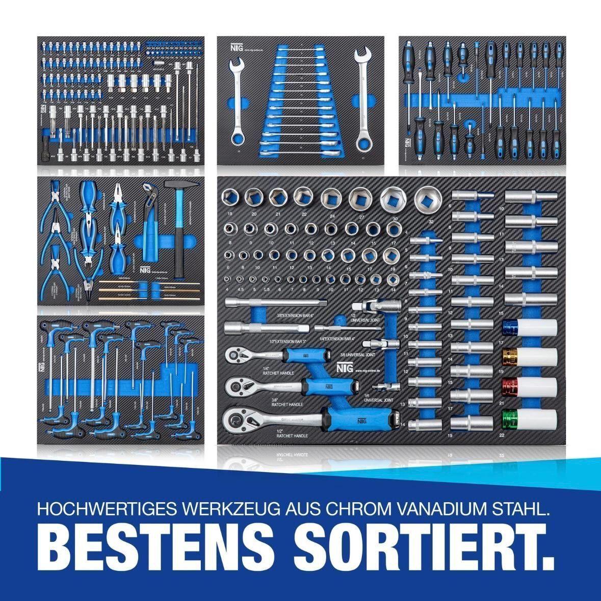 Werkstattwagen 7 Schubladen Werkzeug