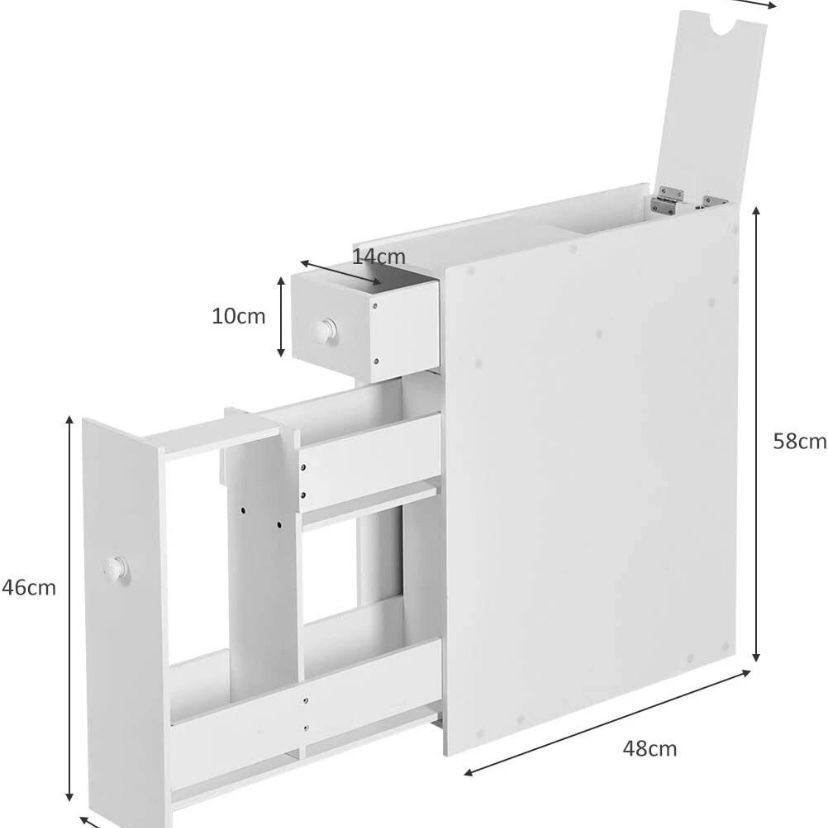 Nischenregal Bad 16cm Badschrank