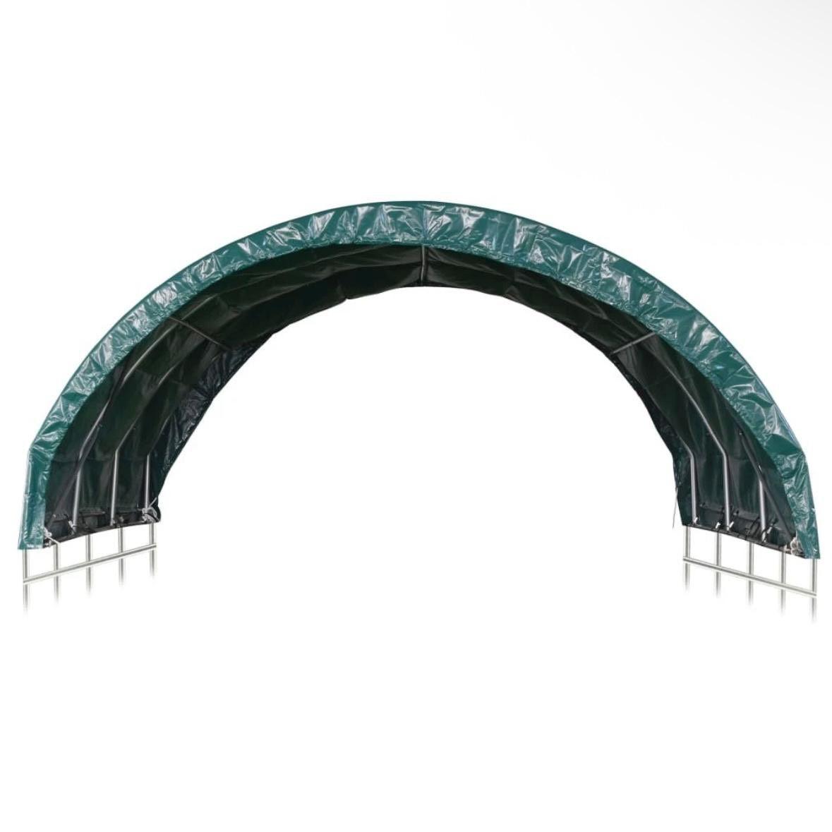 Weidezelt 3,7×3,7m PVC Weideunterstand für Pferde & Nutztiere