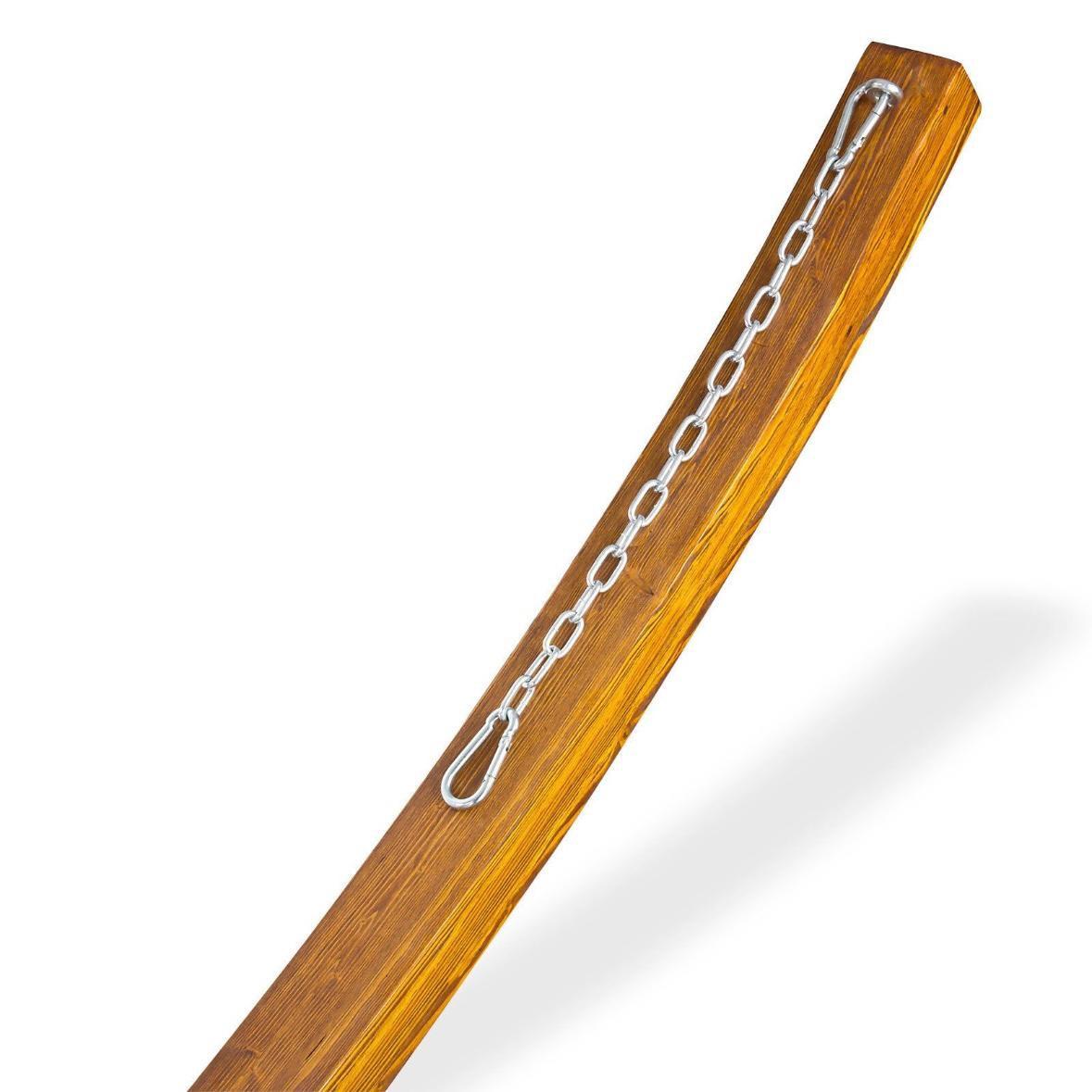 Hängemattengestell aus Lärchenholz gebogenes Design bis 300kg