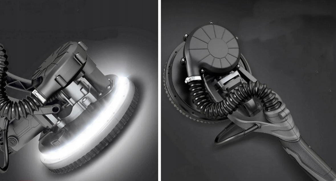 Trockenbauschleifer Pro MP-0018 2000W mit LED & Absaugung