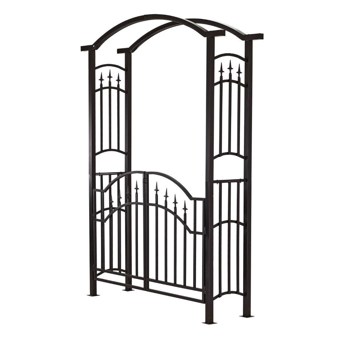 Rosenbogen Tor Metall Rankhilfe Gartenbogen Stecksystem