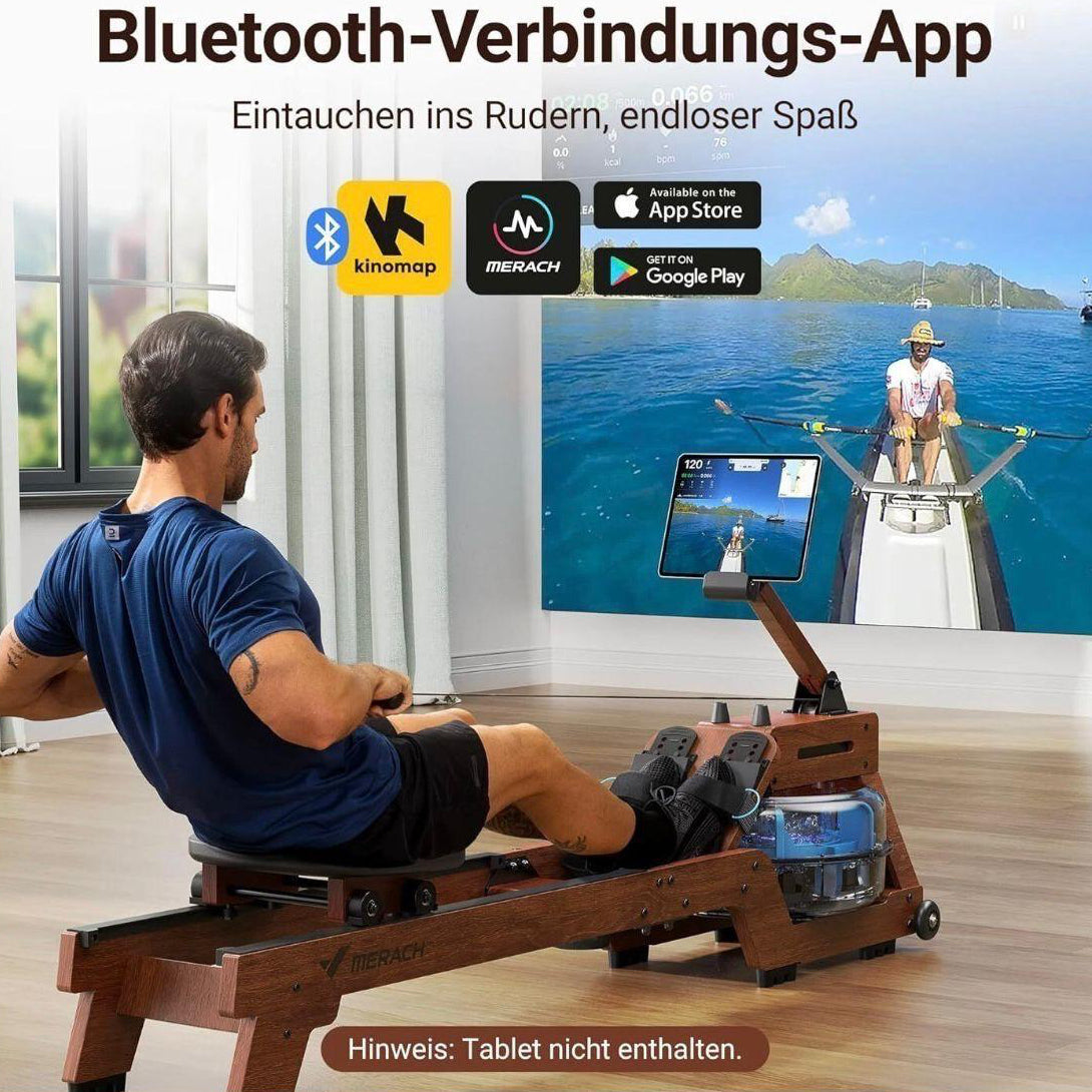 Wasser-Rudergerät aus Hartholz