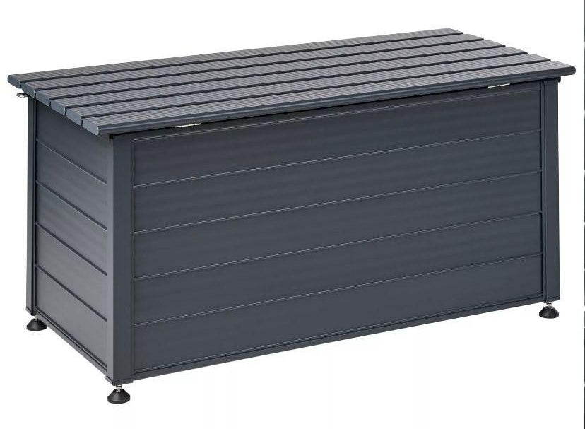 Gartentruhe Aufbewahrungsbox Gartenbox 300L Kunststoff Holzoptik