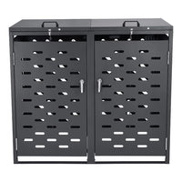 Mülltonnenbox 2x240L Mülltonnen Müllbox Tonnen