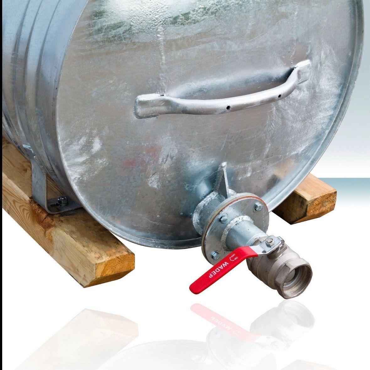 Wasserfass 400L Weidefass mit Ventil