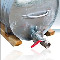 Wasserfass 400L Weidefass mit Ventil